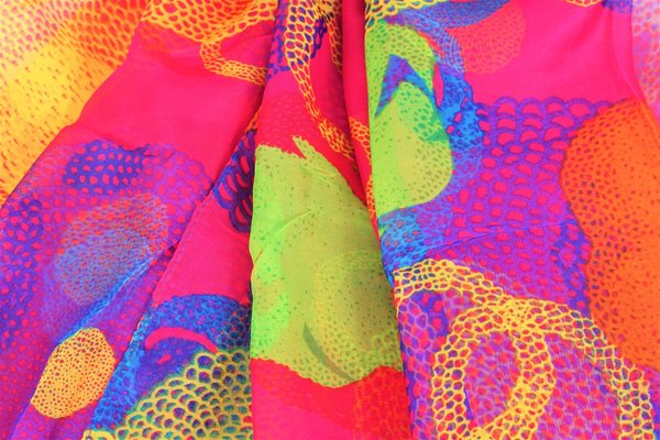"Nora 12" Schal in bunten Farben ZK-Style